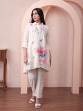 Peacock Garden Ivory Cotton Co-ord Set